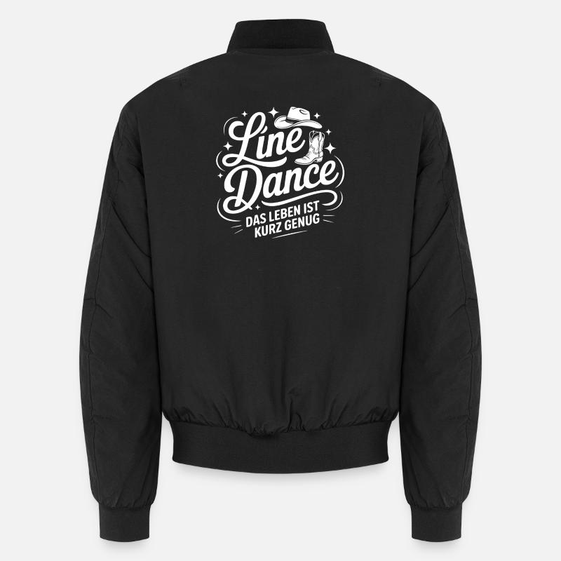 Line Dance Lebensfreude Unisex Bomberjacke