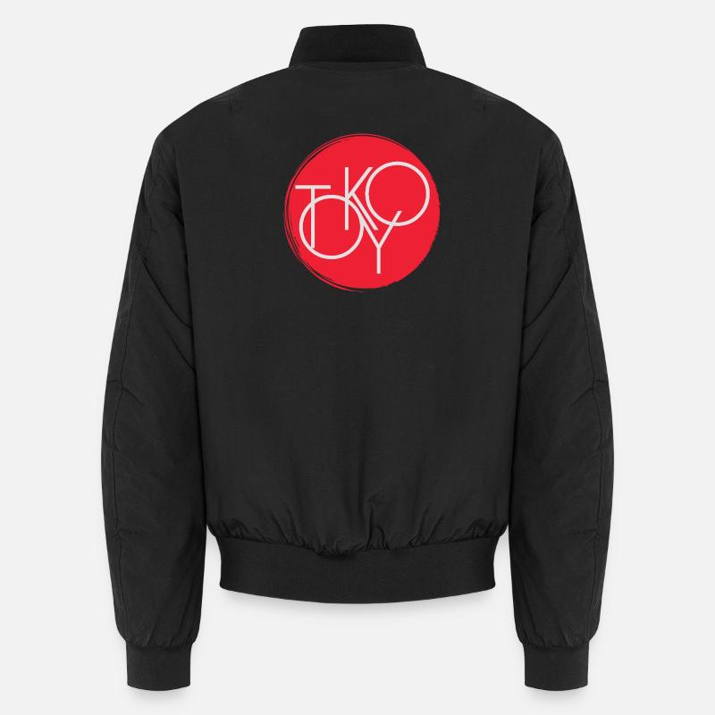 Tokyo Japan - Unisex Bomber Jacket - black