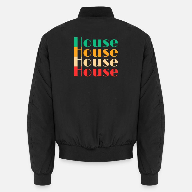 House - Unisex Bomberjacke - Schwarz