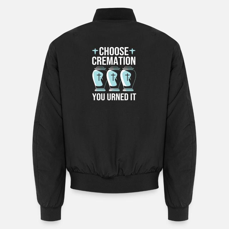 Funeral Undertaker - Unisex Bomber Jacket - black