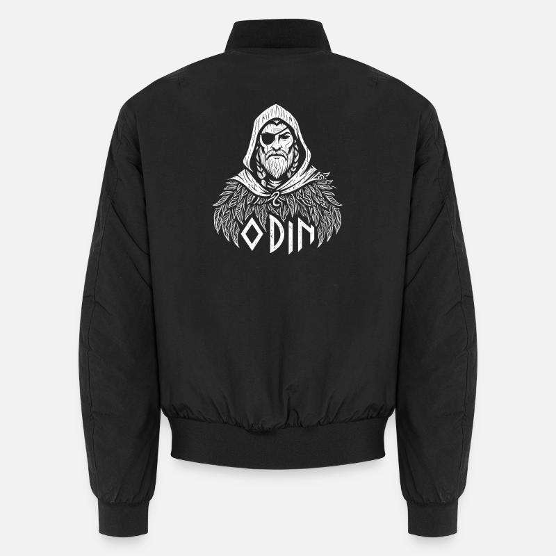 Odin, Rabenfedern Unisex Bomberjacke