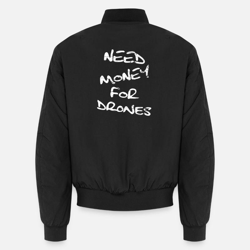 Drohne Drohnen Pilot Drone Quadrocopter Geschenk Unisex Bomberjacke