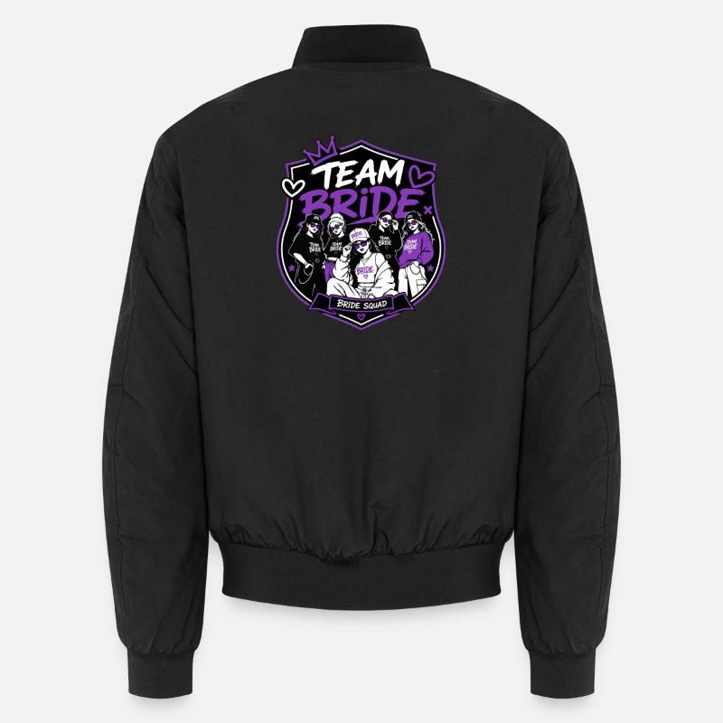 Team Bride Streetwear Squad Edition - Unisex Bomber Jacket - black