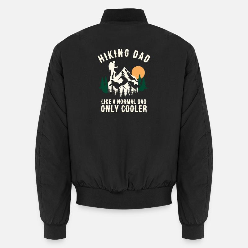 Cool Hiking Dad  Unisex Bomber Jacket