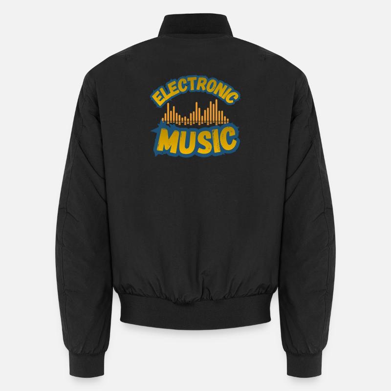 Retro-Elektronische Musik Unisex Bomberjacke