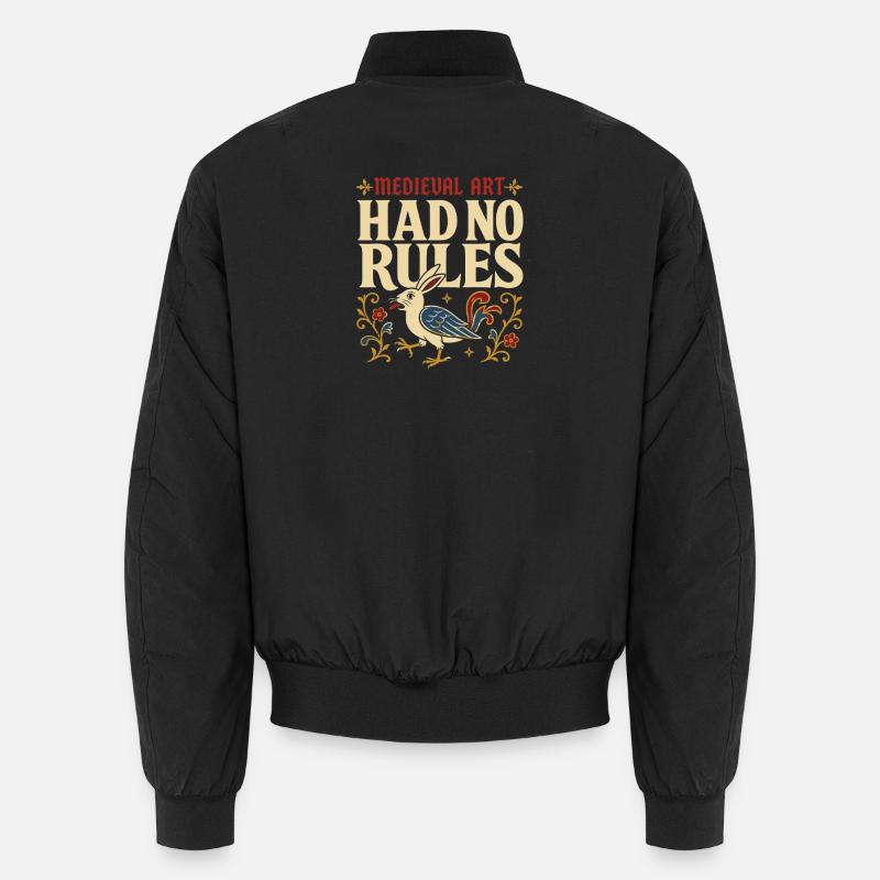 Medieval Marginalia. Strange - Unisex Bomber Jacket - black