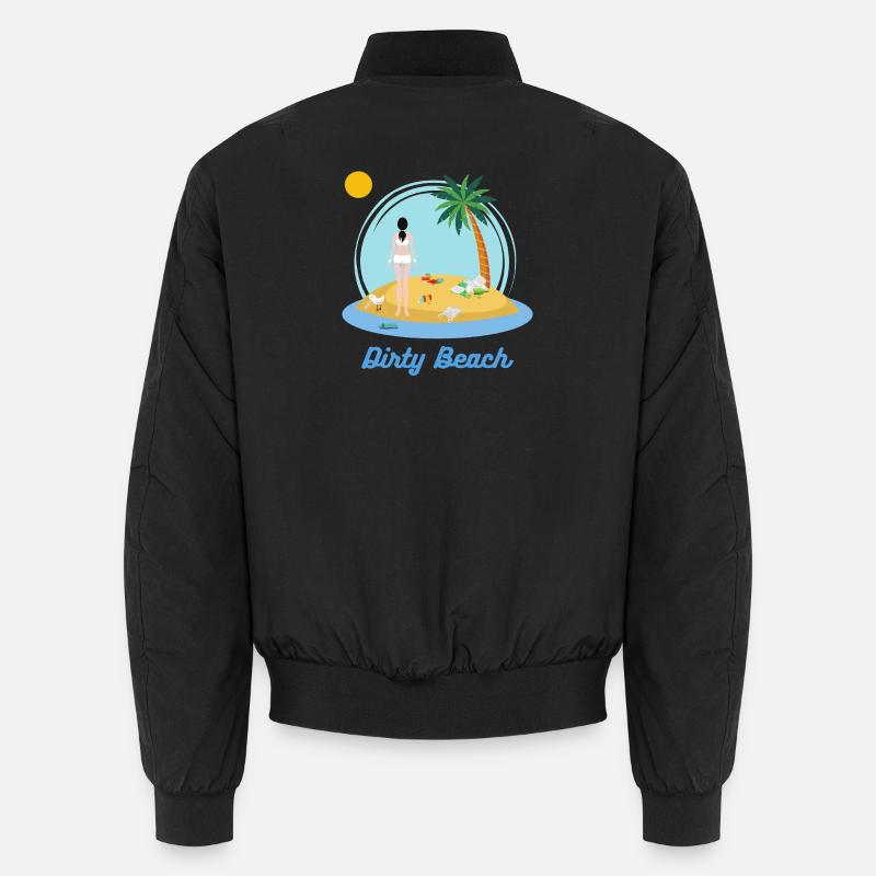 Dirty Beach - Unisex Bomber Jacket - black
