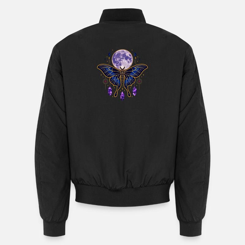 Mystical Celestial Tarot Card Aesthetic Unisex Bomberjacke