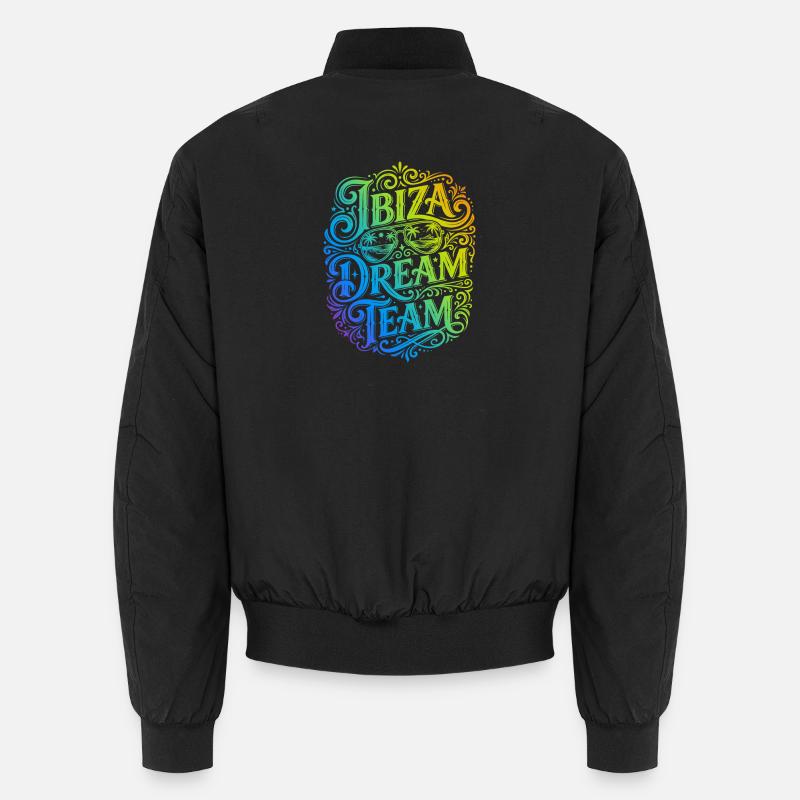 Ibiza Dream Team Bunt Unisex Bomberjacke