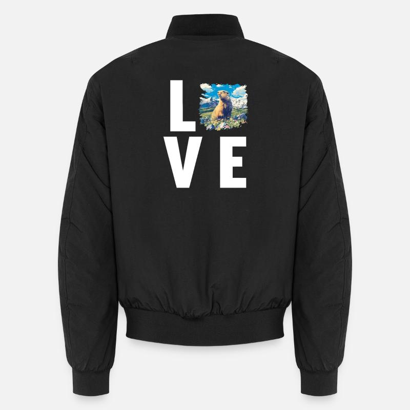Marmots Groundhog - Unisex Bomber Jacket - black