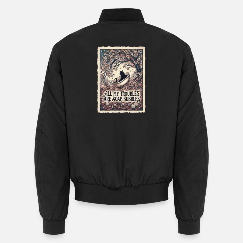 All My Troubles Are Soap Bubbles Unisex Bomber Jacket