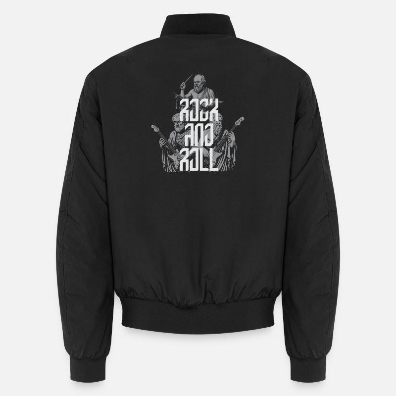 Classic Rock 'n' Roll antike Philosophenband T-S Unisex Bomberjacke