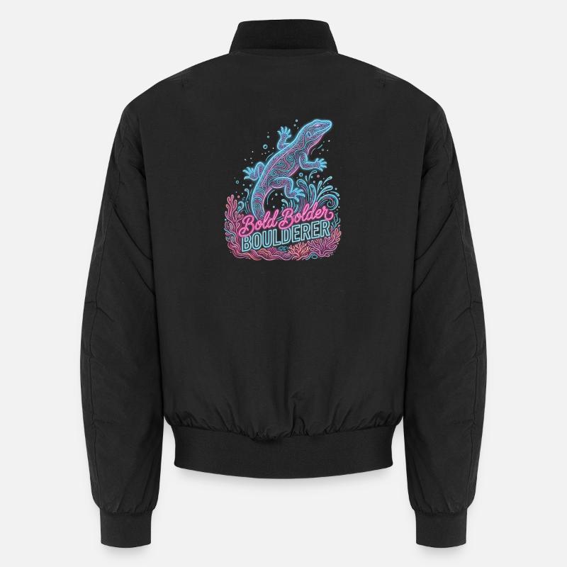 Bouldern Bold Bolder Boulderer Unisex Bomberjacke