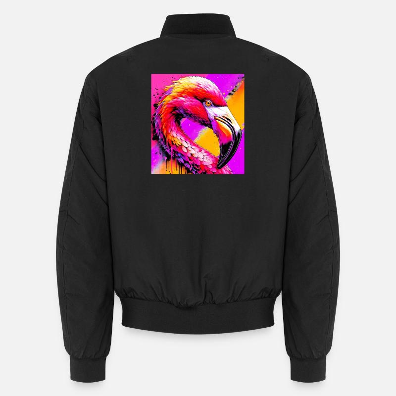 Flamant - Bomber unisexe - noir