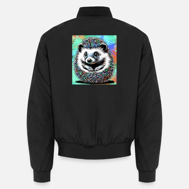 hedgehog Unisex Bomber Jacket