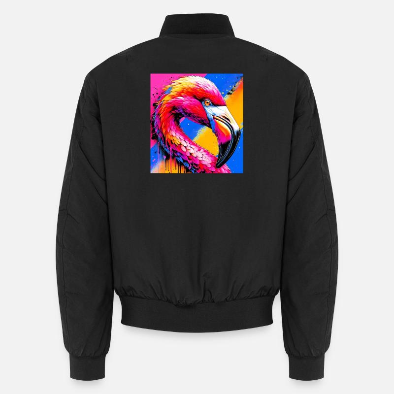 Flamant - Bomber unisexe - noir
