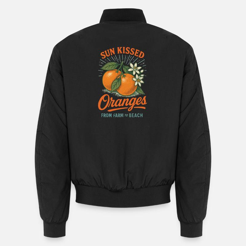 Sun Kissed Oranges Sommer Unisex Bomberjacke