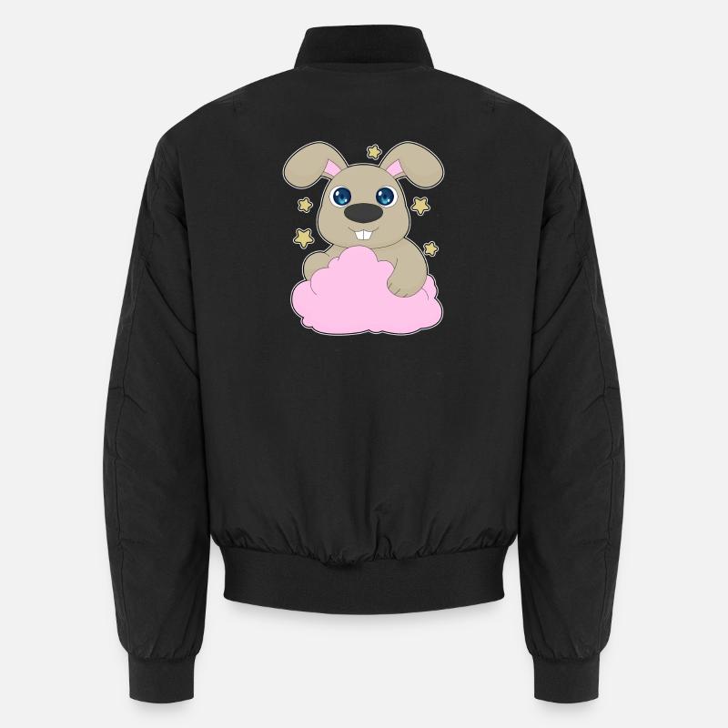 Hase Wolken Unisex Bomberjacke