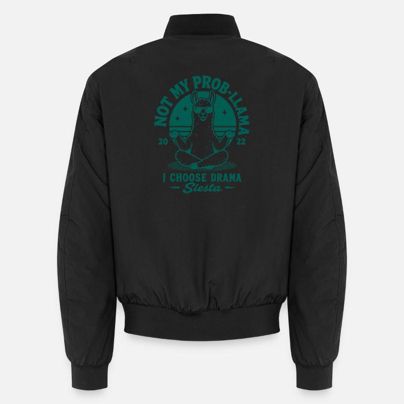 Not My Prob-Llama Siesta Unisex Bomberjacke