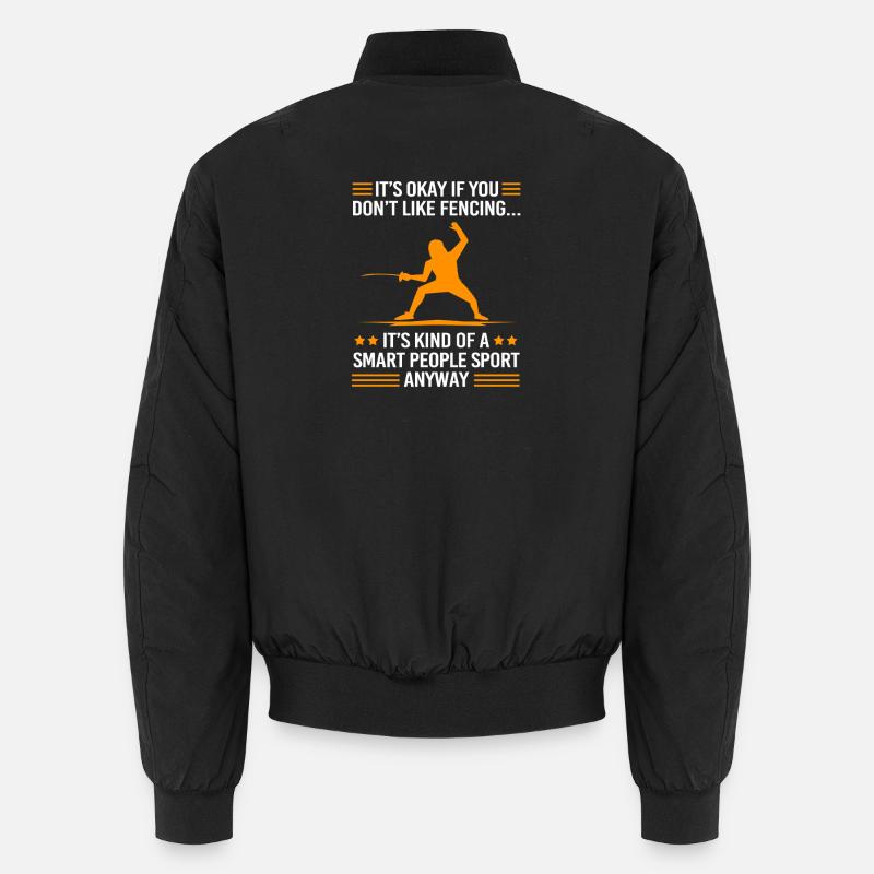 fencing Unisex Bomber Jacket