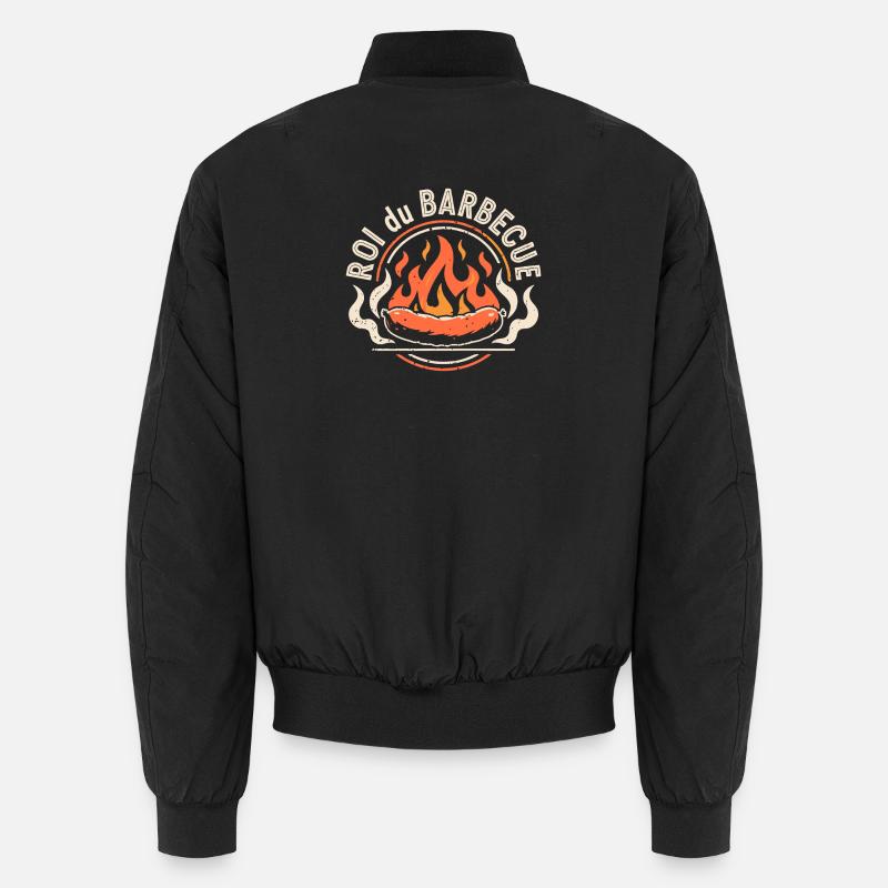 König des Grillens Unisex Bomberjacke