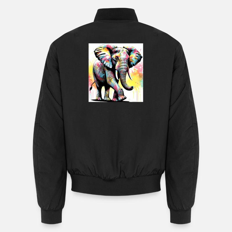 elephant Unisex Bomber Jacket