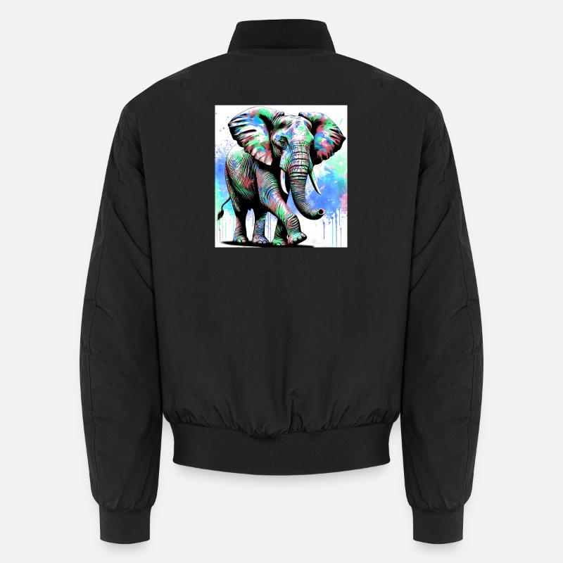 elephant Unisex Bomber Jacket