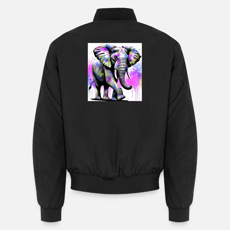 elephant Unisex Bomber Jacket