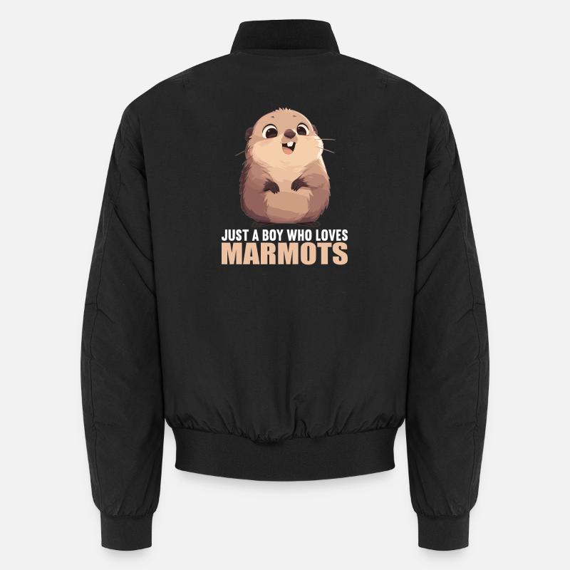 Marmots Groundhog - Unisex Bomber Jacket - black