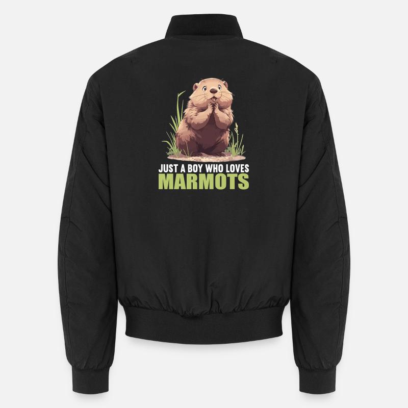 Marmots Groundhog - Unisex Bomber Jacket - black
