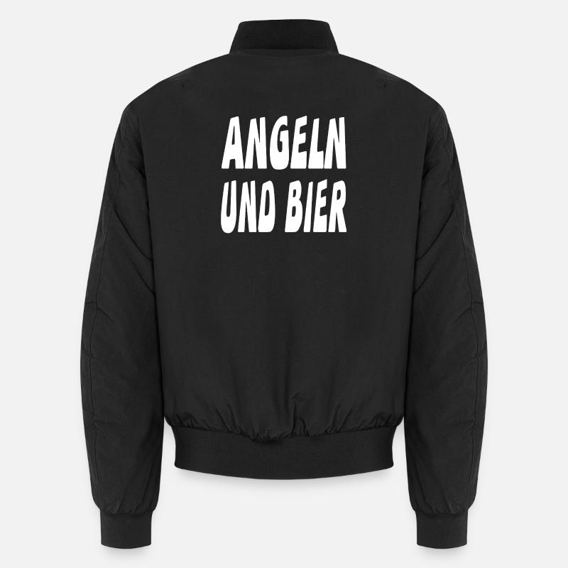 Angeln Unisex Bomberjacke