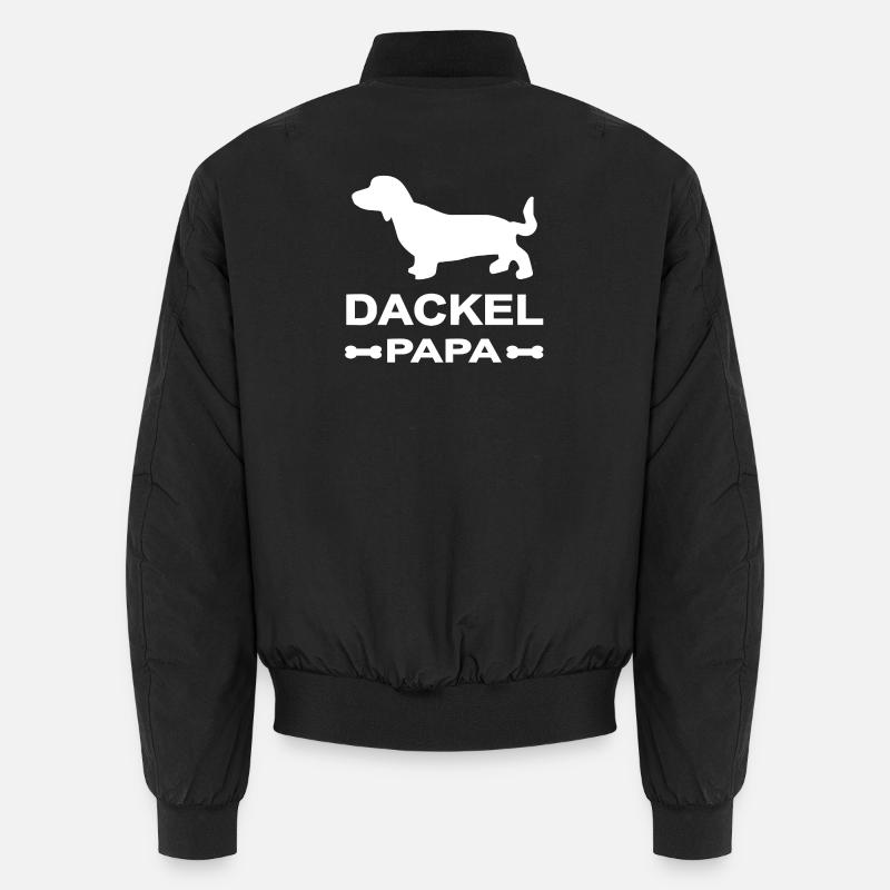 Dackel - Unisex Bomberjacke - Schwarz