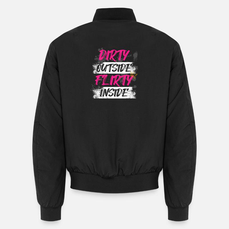 Dirty outside Schlammlauf Mud Run Muddy Race Unisex Bomber Jacket