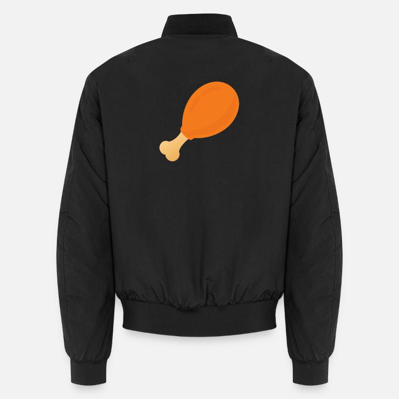 Chicken Drumstick Unisex Bomberjacke