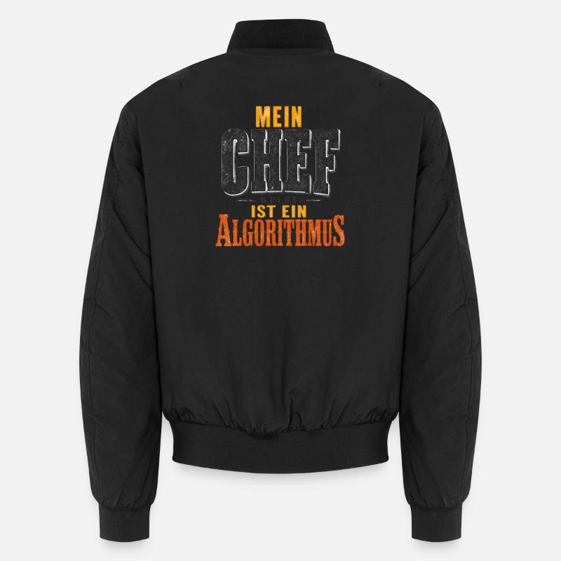 Chaos als Algorithmus - Unisex Bomberjacke - Schwarz