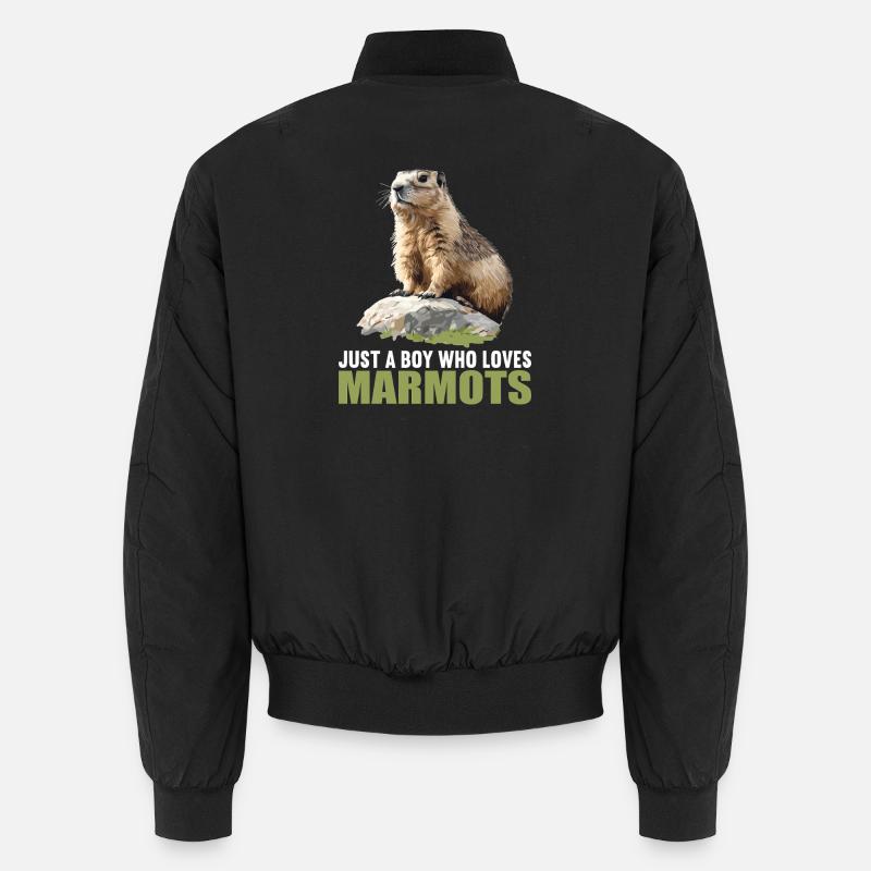 Marmots Groundhog - Unisex Bomber Jacket - black