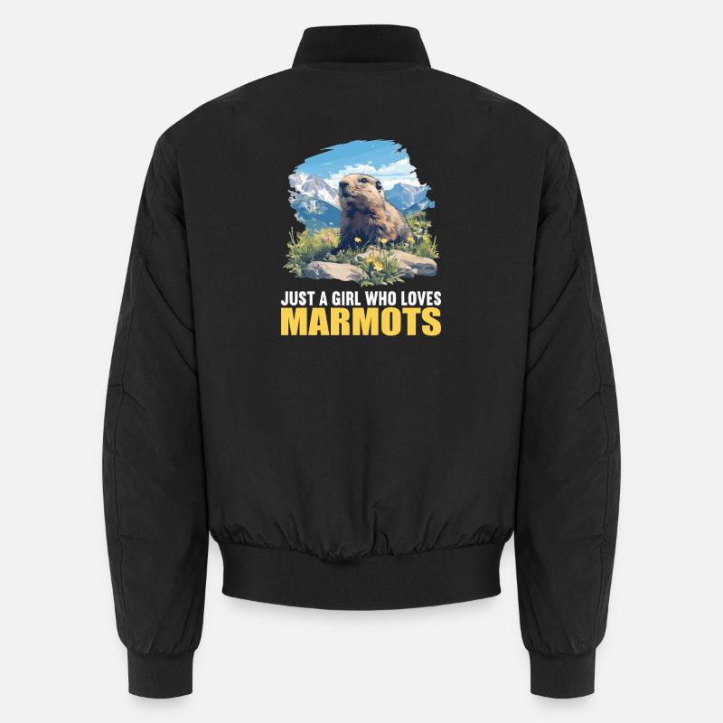 Marmots Groundhog - Unisex Bomber Jacket - black
