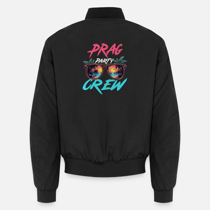 Prague Party Crew Unisex Bomber Jacket