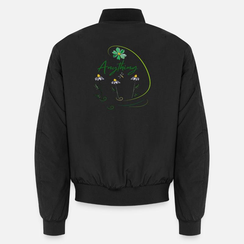 Anything - Unisex Bomber Jacket - black