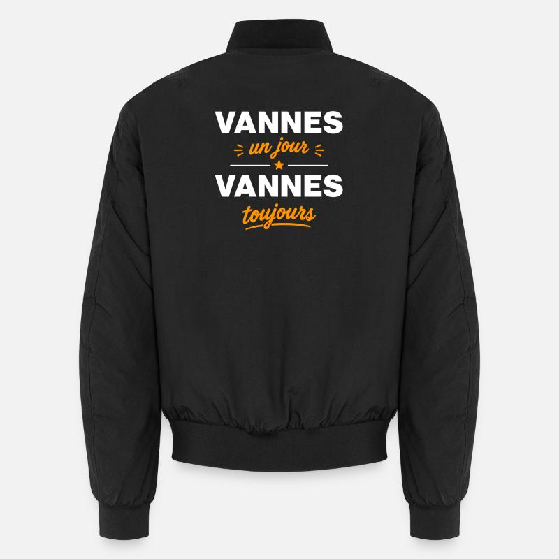 Vannes Jour Toujours - Bomber unisexe - noir