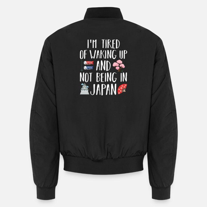 Japan - Unisex Bomber Jacket - black