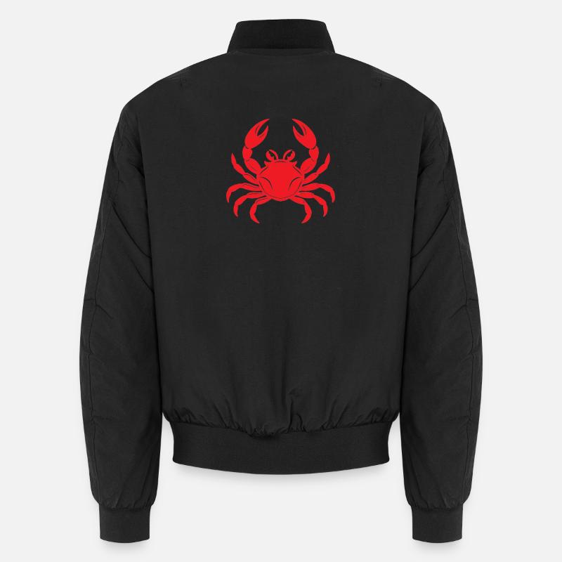 Krabbe - Unisex Bomberjacke - Schwarz