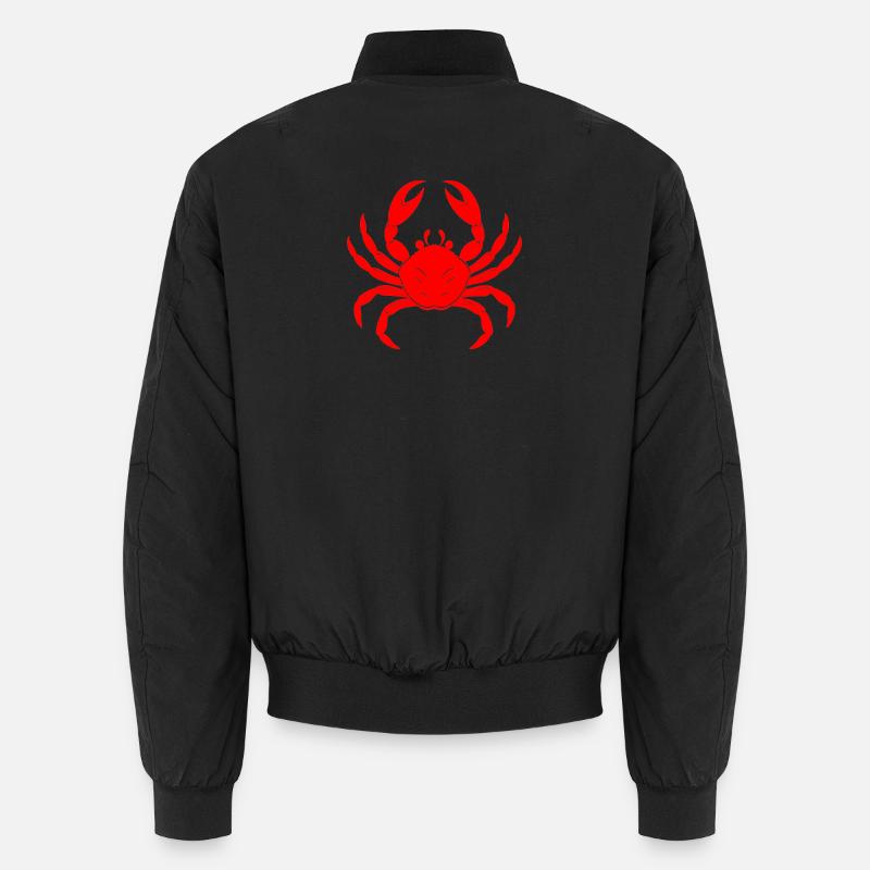 Crabe - Bomber unisexe - noir