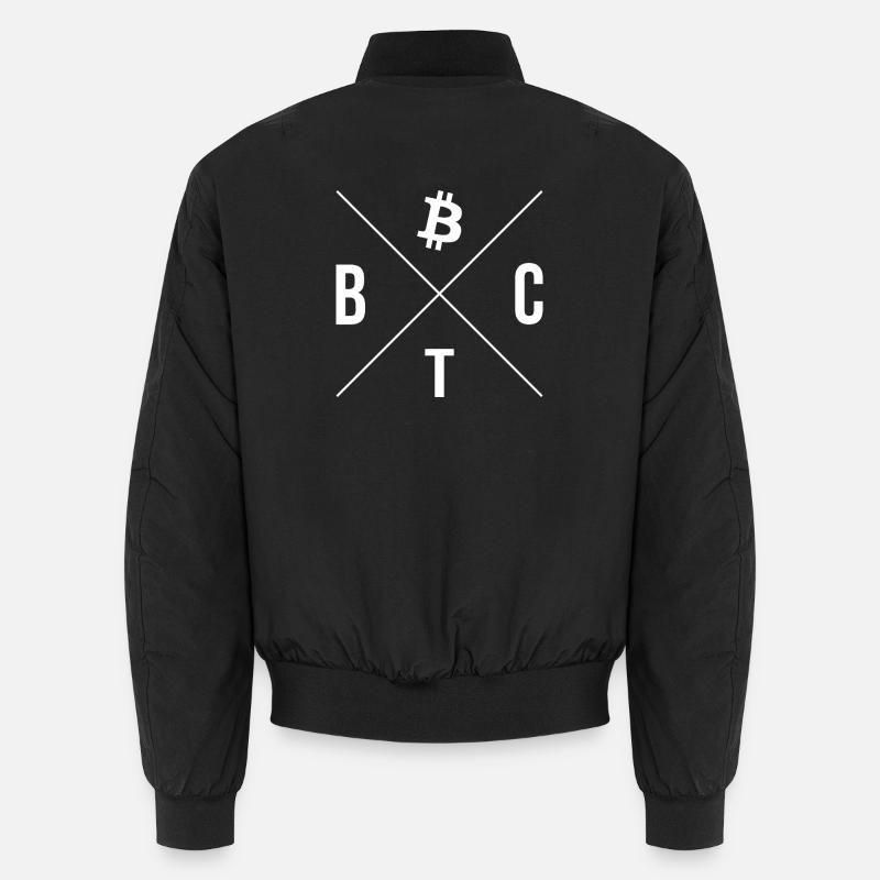 Bitcoin - 21 Million - Cryptocurrency - Unisex Bomber Jacket - black