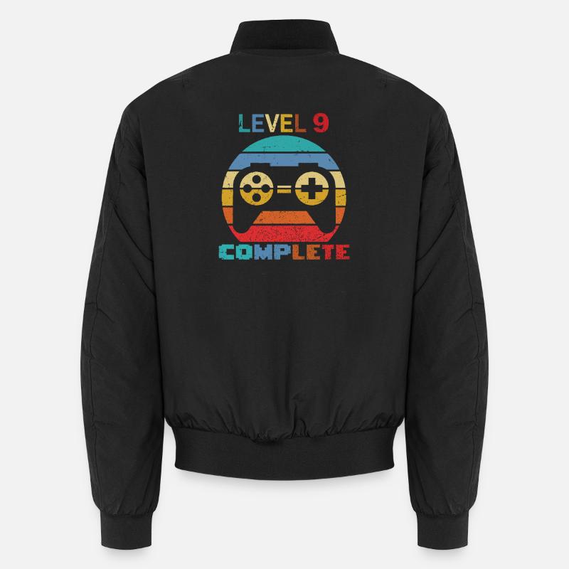 Level 9 complete - Unisex Bomber Jacket - black
