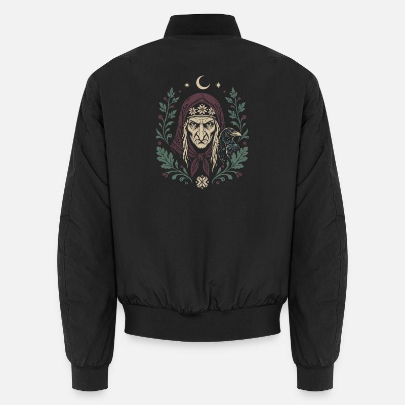 Baba Yaga Raven - Bomber unisexe - noir