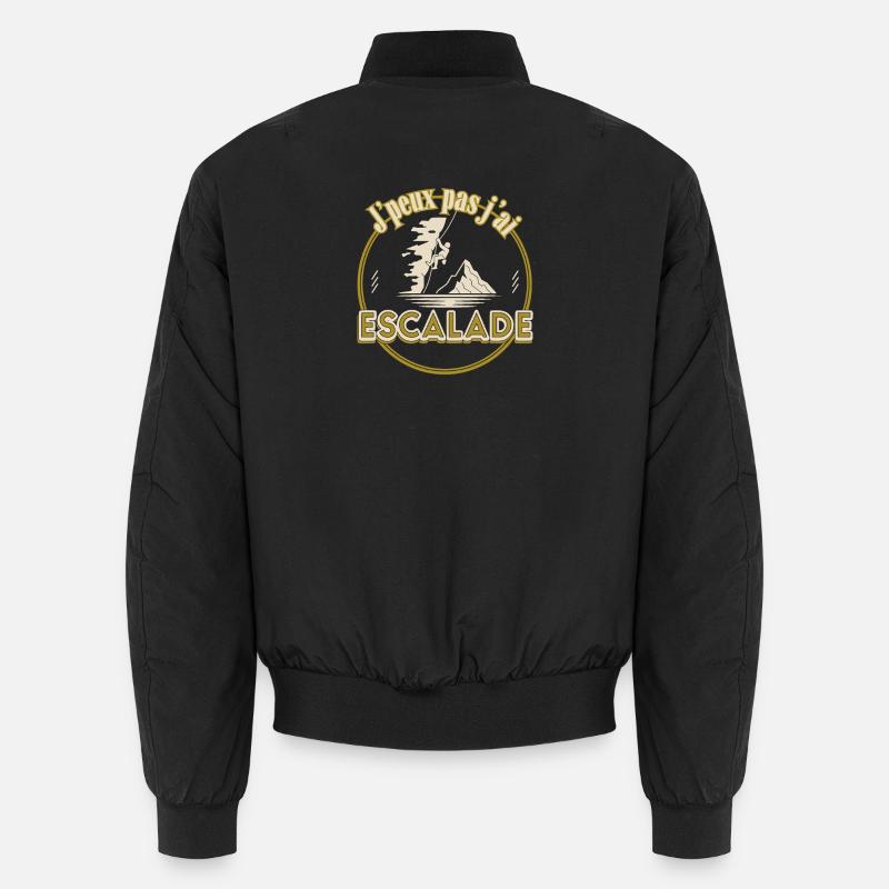 J’peux pas j’ai Escalade - Bomber unisexe - noir