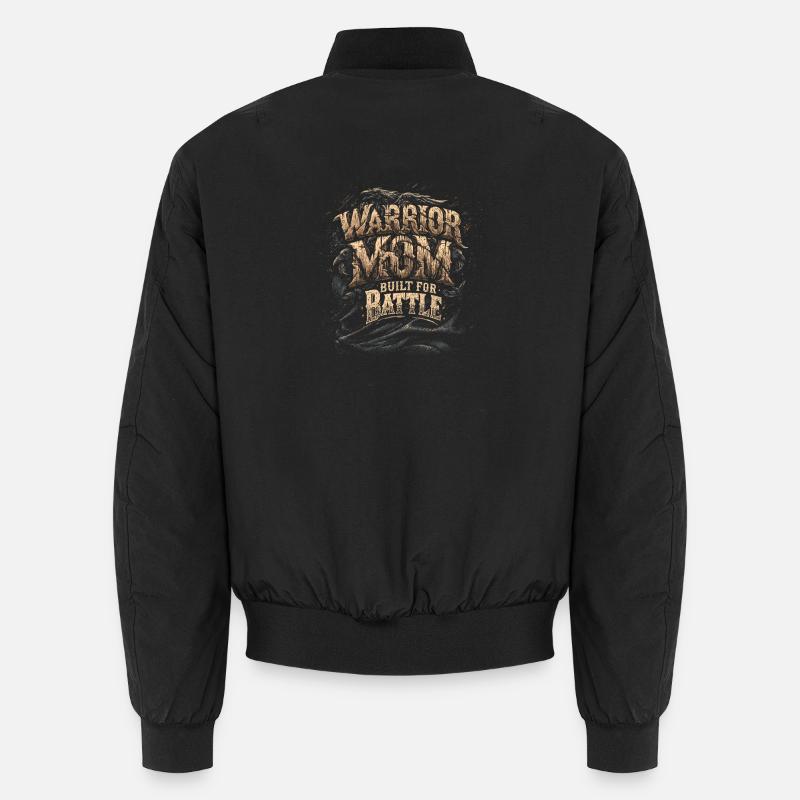 Krieger-Mutter - Unisex Bomberjacke - Schwarz