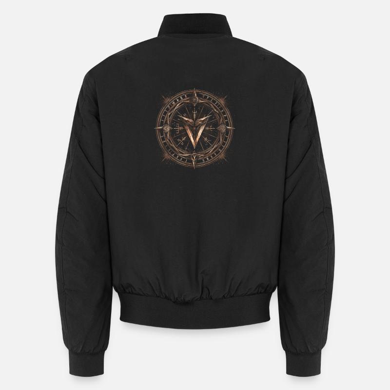 Runes de la Boussole Cosmique Bomber unisexe
