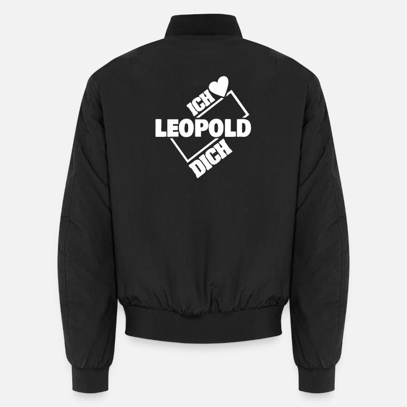 Cher Léopold - Bomber unisexe - noir